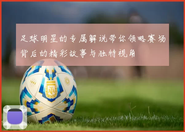 足球明星的专属解说带你领略赛场背后的精彩故事与独特视角
