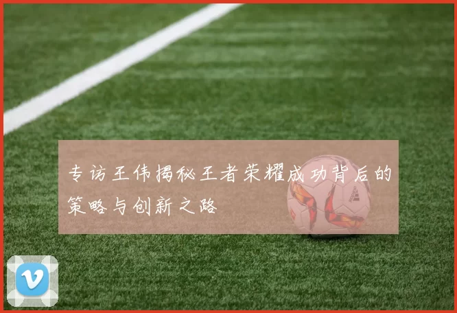 专访王伟揭秘王者荣耀成功背后的策略与创新之路