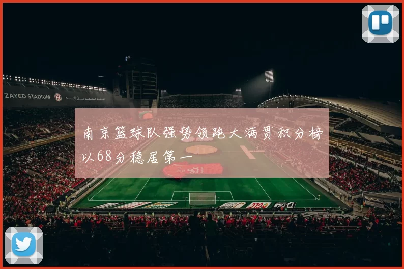 南京篮球队强势领跑大满贯积分榜以68分稳居第一